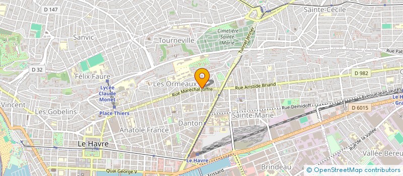 localisation de l'entreprise STAMAP à LE HAVRE