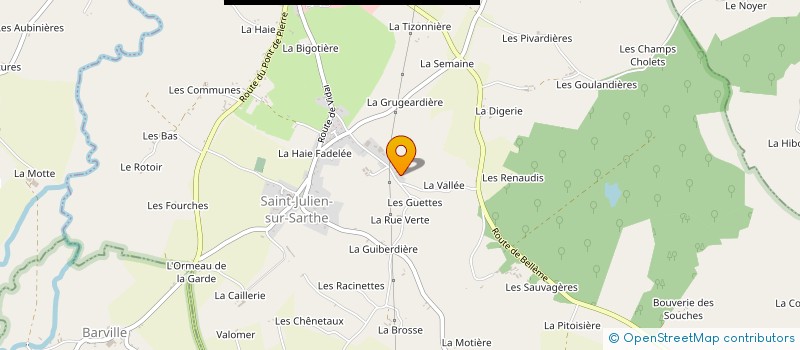 localisation de l'entreprise STAMAR IMMOBILIER à SAINT-JULIEN-SUR-SARTHE