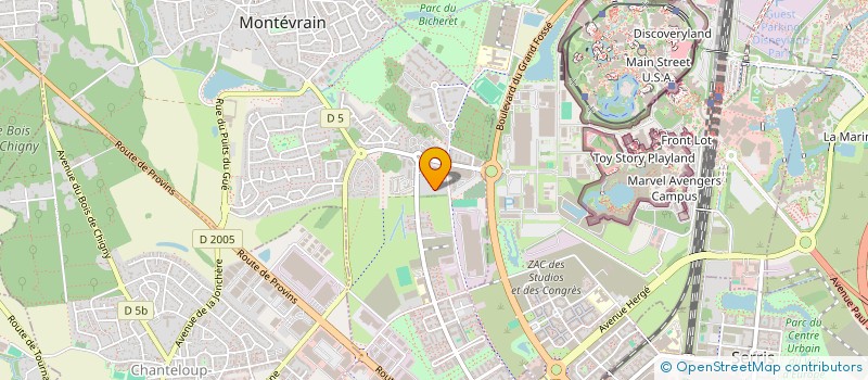 localisation de l'entreprise STAMBOLI & SZTANG  MONTEVRAIN