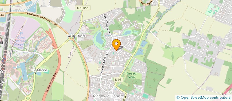 localisation de l'entreprise STAME CAPITAL  MAGNY-LE-HONGRE