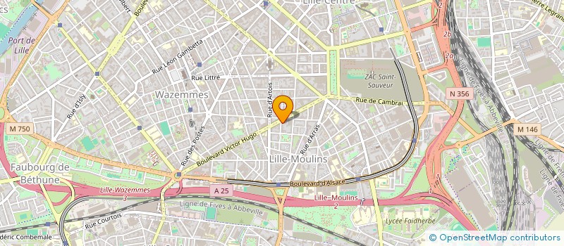 localisation de l'entreprise STAMINA à LILLE