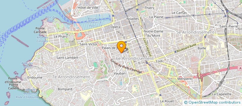 localisation de l'entreprise STAMMEGNA ET ASSOCIES à MARSEILLE