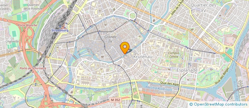 localisation de l'entreprise STAMO à STRASBOURG
