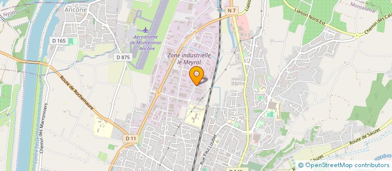 localisation de l'entreprise STAMONTELIBUS à MONTELIMAR