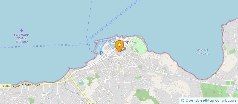 localisation de l'entreprise STAMP à SAINT-TROPEZ