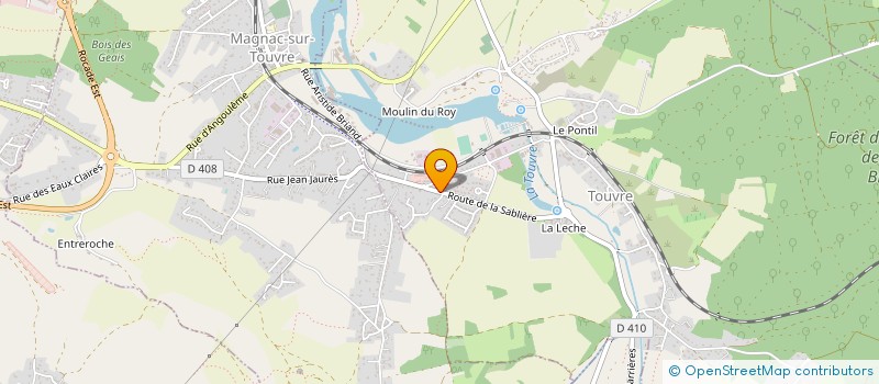 localisation de l'entreprise STAMP  TOUVRE