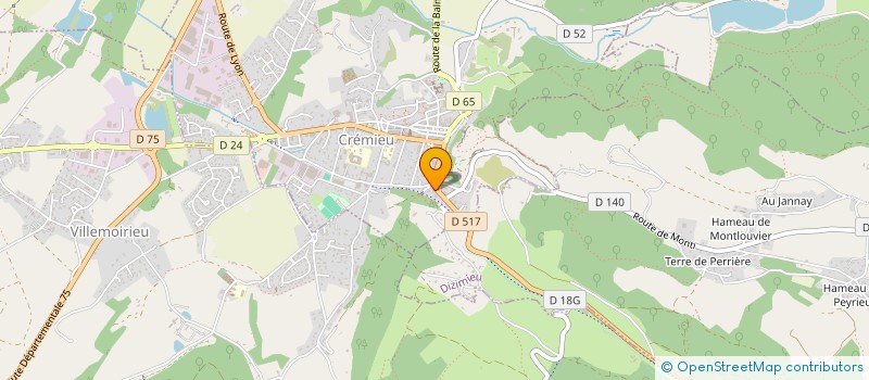 localisation de l'entreprise STAMPTECH PRESTA  CREMIEU