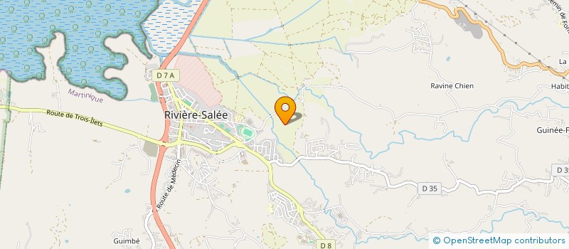 localisation de l'entreprise STAMS à RIVIERE-SALEE