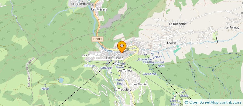 localisation de l'entreprise STAN à LA CLUSAZ