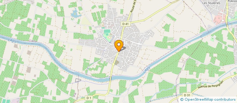 localisation de l'entreprise STAN 66 à CLAIRA