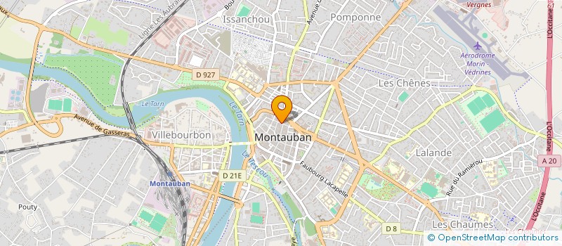 localisation de l'entreprise STAN  MONTAUBAN