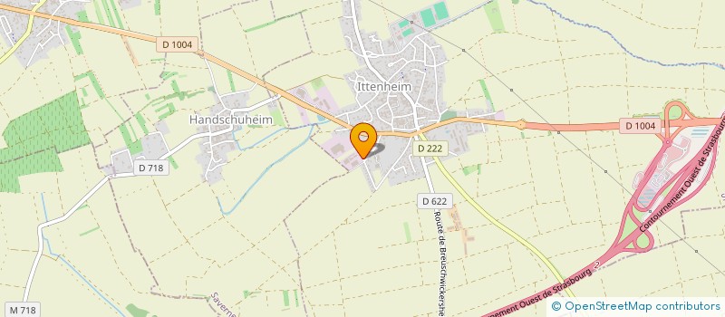 localisation de l'entreprise STAN à ITTENHEIM
