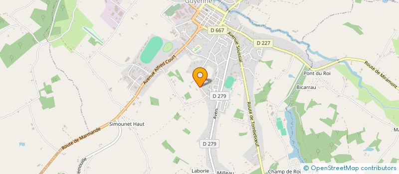 localisation de l'entreprise STAN  MIRAMONT-DE-GUYENNE