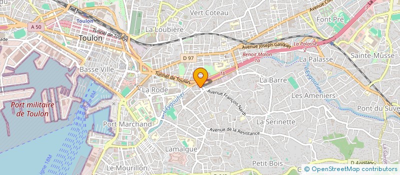 localisation de l'entreprise STAN BOITE AUTOMATIQUE  TOULON