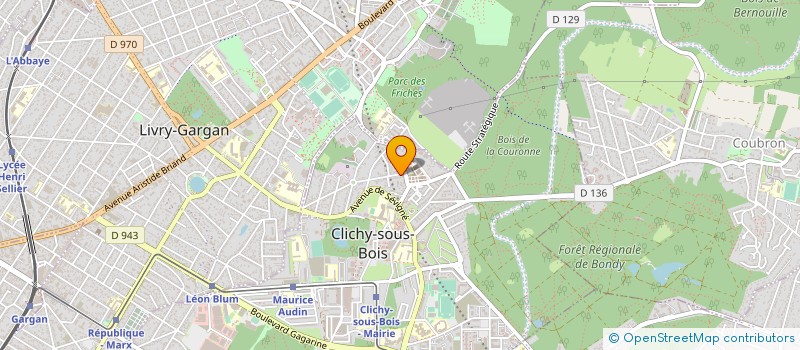 localisation de l'entreprise STAN &DJ à CLICHY-SOUS-BOIS