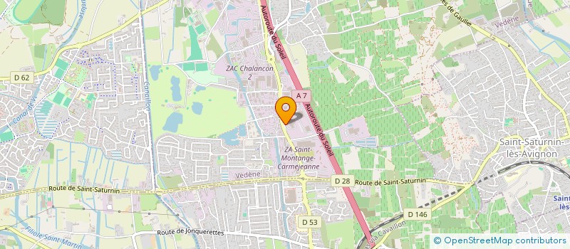 localisation de l'entreprise STAN ERO  VEDENE