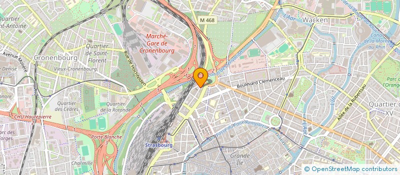localisation de l'entreprise STAN FORMATION à STRASBOURG
