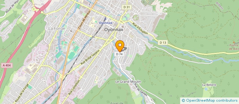 localisation de l'entreprise STAN IMMO  OYONNAX