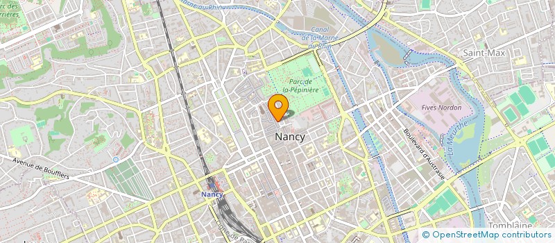 localisation de l'entreprise STAN IMMOBILIER CONSEIL  NANCY