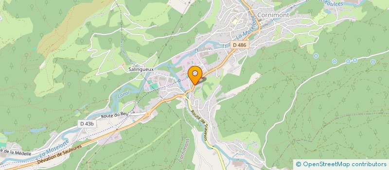 localisation de l'entreprise STAN INVEST  CORNIMONT