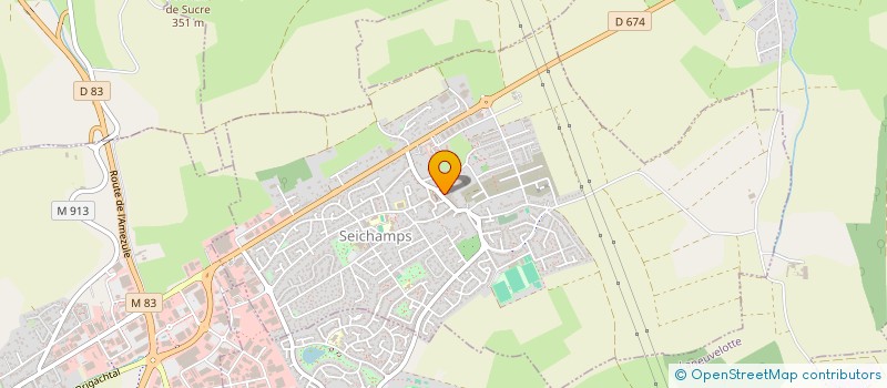 localisation de l'entreprise STAN LIMOUSINE  SEICHAMPS