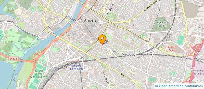 localisation de l'entreprise STAN MUSIC à ANGERS