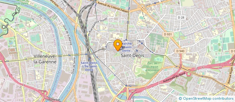 localisation de l'entreprise STAN PRO SERVICES à SAINT-DENIS