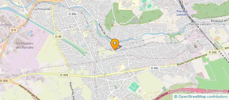 localisation de l'entreprise STAN TERRASSEMENTS  SAINT-VICTORET