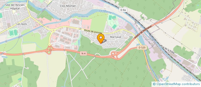 localisation de l'entreprise STAN TRANS à BETTANCOURT-LA-FERREE