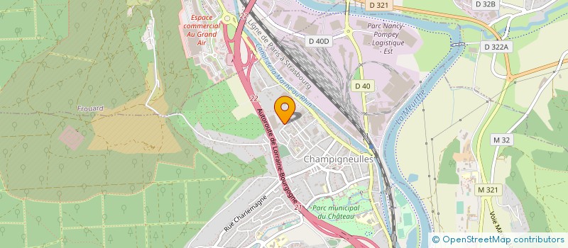 localisation de l'entreprise STAN TRAVAUX à CHAMPIGNEULLES