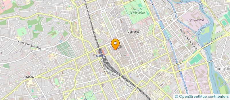 localisation de l'entreprise STAN VOYAGES à NANCY