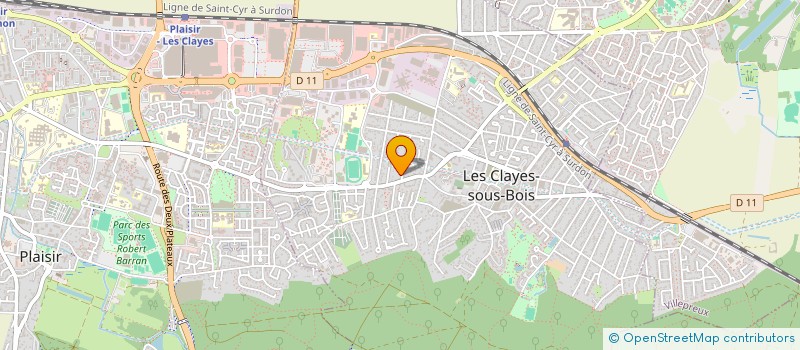 localisation de l'entreprise STANADAM à LES CLAYES-SOUS-BOIS