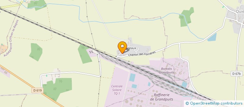 localisation de l'entreprise STANAGRI à AUBEPIERRE-OZOUER-LE-REPOS