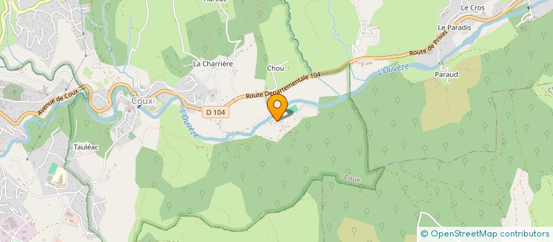 localisation de l'entreprise STANCE  COUX