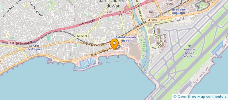 localisation de l'entreprise STANCO FITNESS à SAINT-LAURENT-DU-VAR