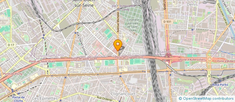 localisation de l'entreprise STAND 12 à SAINT-OUEN-SUR-SEINE
