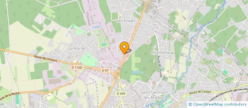 localisation de l'entreprise STAND AUTO 25 à SAINT-GERMAIN-LES-ARPAJON