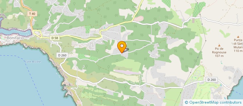 localisation de l'entreprise STAND DE TIR DE BONIFACIO  BONIFACIO