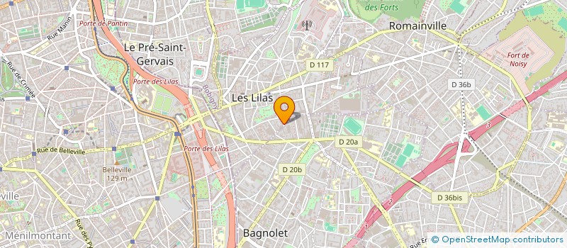 localisation de l'entreprise STAND FAST à LES LILAS
