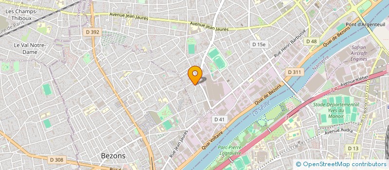 localisation de l'entreprise STAND LIGHT DESIGN  ARGENTEUIL