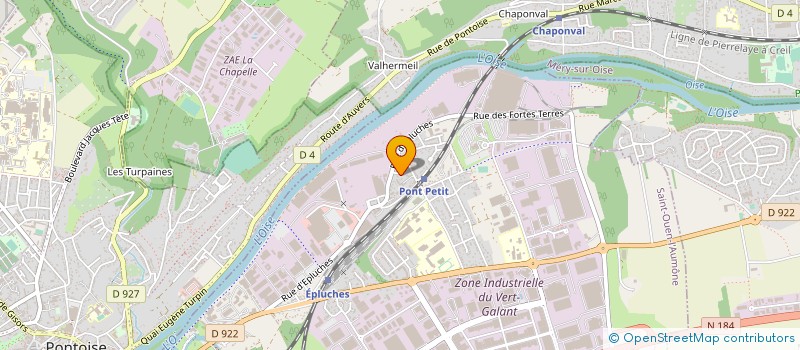 localisation de l'entreprise STAND MOQUETTE VELUM PEINTURE à SAINT-OUEN-L'AUMONE