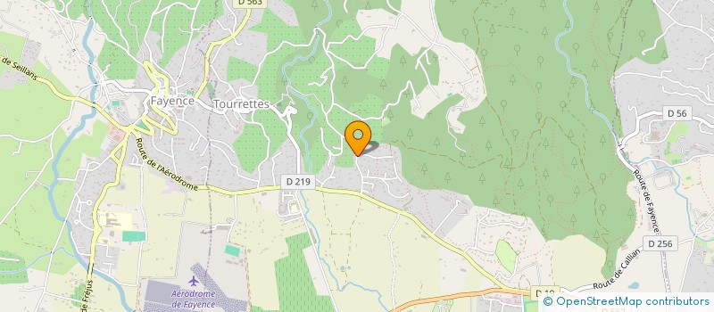 localisation de l'entreprise STAND OUT  TOURRETTES