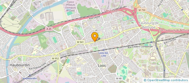 localisation de l'entreprise STAND UP  LOOS