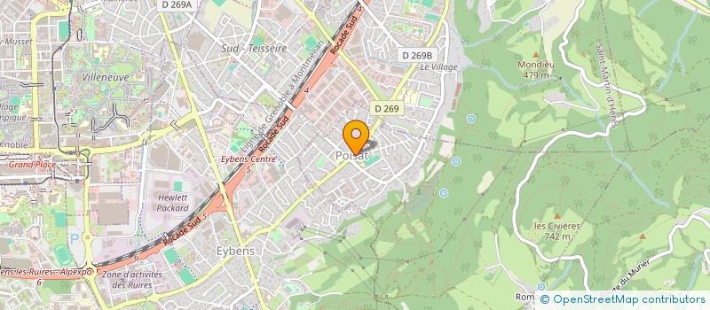 localisation de l'entreprise STAND-UP  POISAT