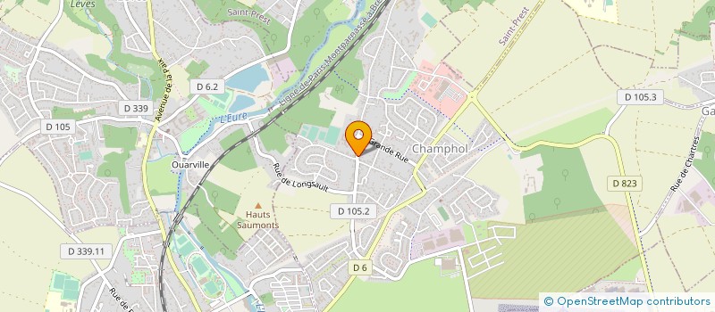 localisation de l'entreprise STAND 'UP à CLEVILLIERS
