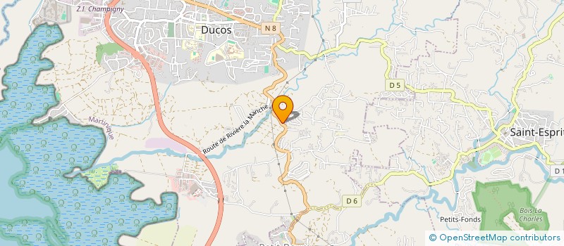 localisation de l'entreprise STAND UP  DUCOS