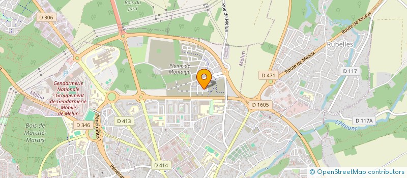 localisation de l'entreprise STAND77 à MELUN