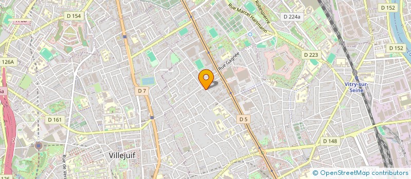 localisation de l'entreprise STANDACTIF à VITRY-SUR-SEINE