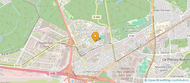 localisation de l'entreprise STANDARD ATHLETIC CAFE REST  MEUDON