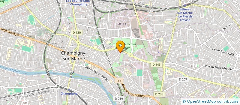 localisation de l'entreprise STANDARD BRED  CHAMPIGNY-SUR-MARNE